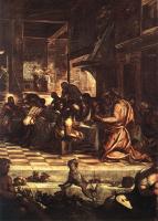 Jacopo Robusti Tintoretto - The Last Supper detail